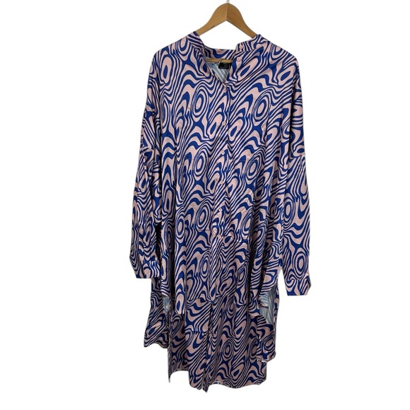 Dressed in Lala Satin Playsuit in Magic Swirl Size Medium NWT - Picture 3 of 16